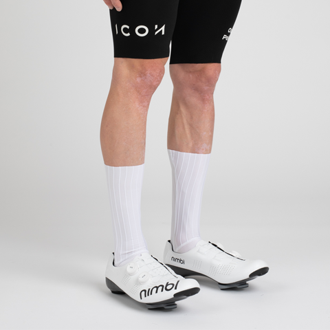 aero socks white no logo